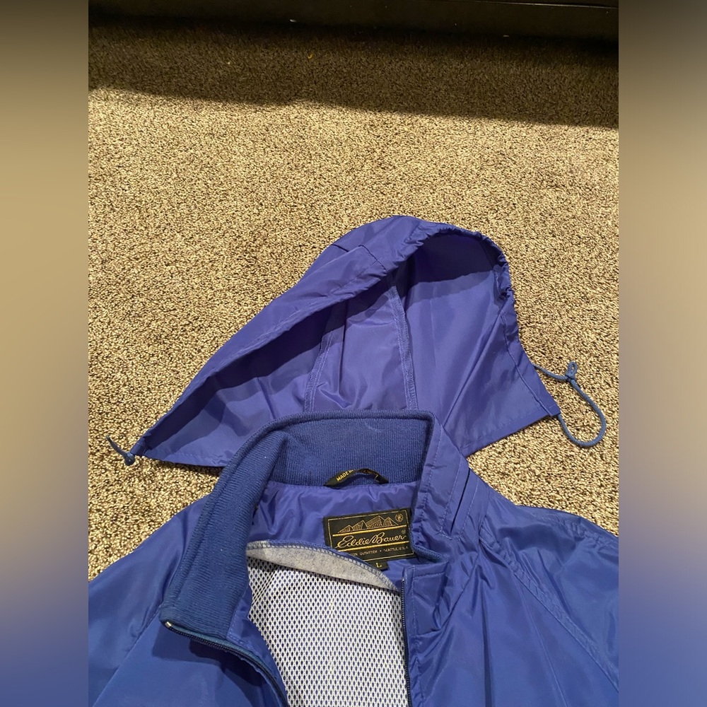 Vintage Men’s Size Large Eddie Bauer Windbreaker Jacket - Picture 9 of 9